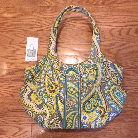 Vera Bradley Handbags - Vera Bradley Lemon Parfait Side by Side Tote NWOT